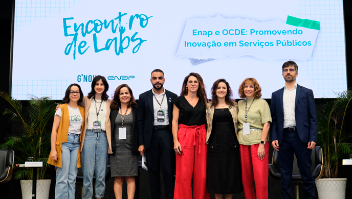 Lançamento foi no auditório da Enap, dentro da programação do Encontro de Laboratórios 2024